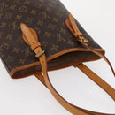 LOUIS VUITTON Monogram Bucket PM Shoulder Bag M42238 LV Auth ka670-6