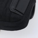 FENDI Zucca Canvas Mamma Baguette Shoulder Bag Black Silver 7VA472 Auth ka6701M-17