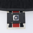 FENDI Zucca Canvas Mamma Baguette Shoulder Bag Black Silver 7VA472 Auth ka6701M-20