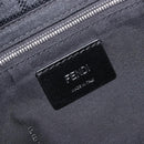 FENDI Zucca Canvas Mamma Baguette Shoulder Bag Black Silver 7VA472 Auth ka6701M-21