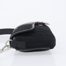 FENDI Zucca Canvas Mamma Baguette Shoulder Bag Black Silver 7VA472 Auth ka6701M-4