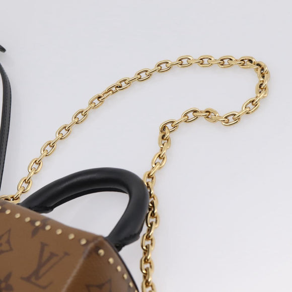 LOUIS VUITTON Monogram Reverse Camera Box Hand Bag M82465 LV Auth ka6702A