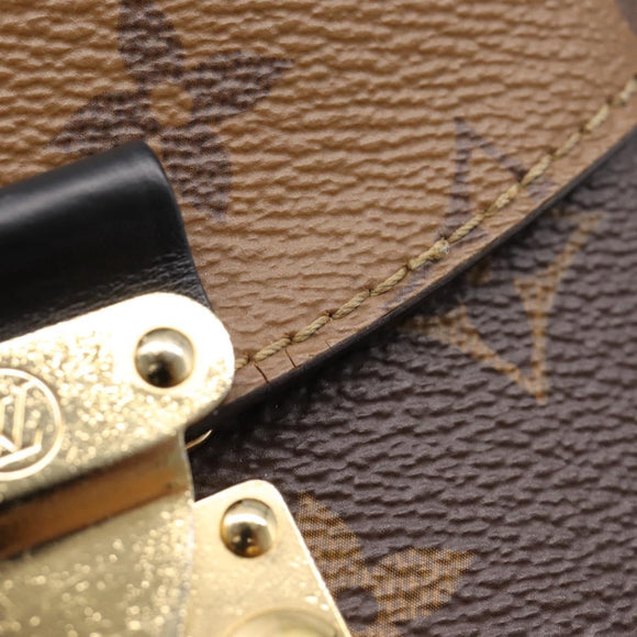 LOUIS VUITTON Monogram Reverse Camera Box Hand Bag M82465 LV Auth ka6702A