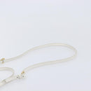 Miu Miu Wicker Hand Bag Raffia 2way White Gold Tone Auth ka6703M-15