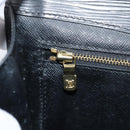LOUIS VUITTON Epi Montaigne 27 Clutch Bag Black M52652 LV Auth ka6704-21