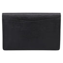 LOUIS VUITTON Epi Montaigne 27 Clutch Bag Black M52652 LV Auth ka6704-2