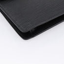 LOUIS VUITTON Epi Montaigne 27 Clutch Bag Black M52652 LV Auth ka6704-14