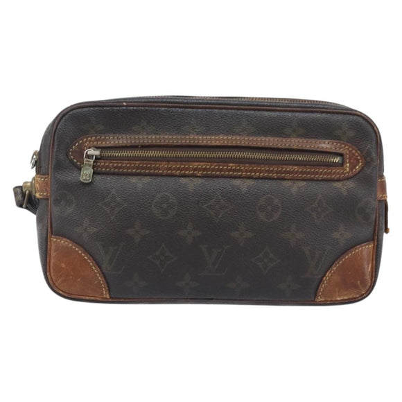 LOUIS VUITTON Monogram Marly Dragonne GM Clutch Bag M51825 LV Auth ka6705