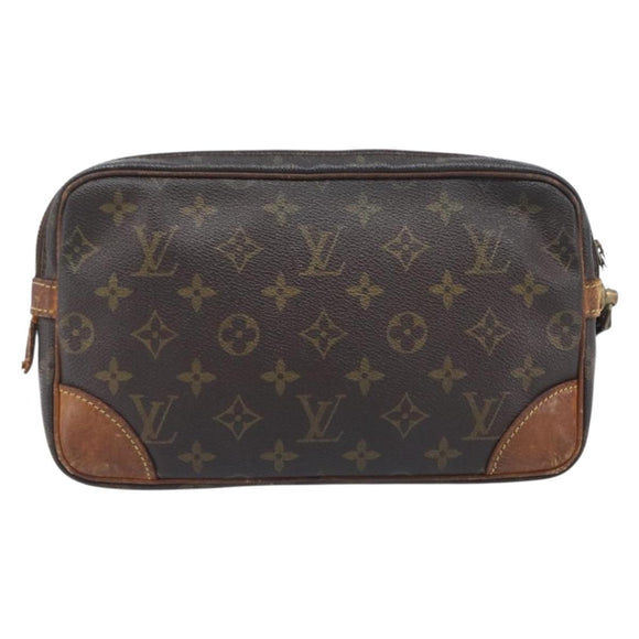 LOUIS VUITTON Monogram Marly Dragonne GM Clutch Bag M51825 LV Auth ka6705
