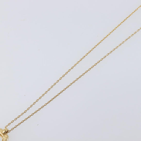 GIVENCHY Necklace Metal 4 Set Gold Tone Silver Auth ka6706