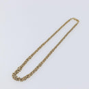 GIVENCHY Necklace Metal 4 Set Gold Tone Silver Auth ka6706-15