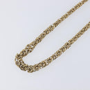 GIVENCHY Necklace Metal 4 Set Gold Tone Silver Auth ka6706-17