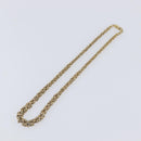 GIVENCHY Necklace Metal 4 Set Gold Tone Silver Auth ka6706-23