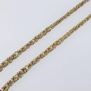 GIVENCHY Necklace Metal 4 Set Gold Tone Silver Auth ka6706-25