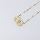 GIVENCHY Necklace Metal 4 Set Gold Tone Silver Auth ka6706-29