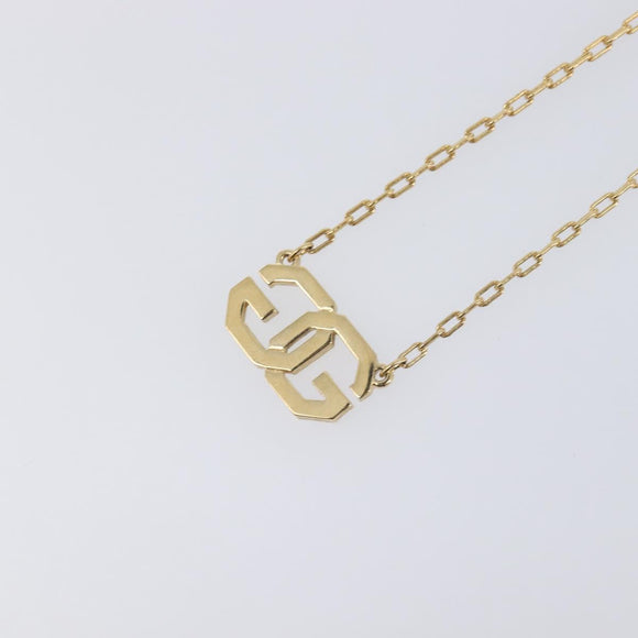 GIVENCHY Necklace Metal 4 Set Gold Tone Silver Auth ka6706