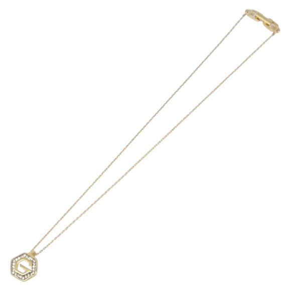GIVENCHY Necklace Metal 4 Set Gold Tone Silver Auth ka6706