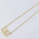 GIVENCHY Necklace Metal 4 Set Gold Tone Silver Auth ka6706-30