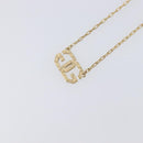 GIVENCHY Necklace Metal 4 Set Gold Tone Silver Auth ka6706-35