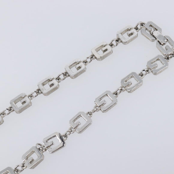 GIVENCHY Necklace Metal 4 Set Gold Tone Silver Auth ka6706