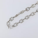 GIVENCHY Necklace Metal 4 Set Gold Tone Silver Auth ka6706-46
