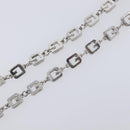 GIVENCHY Necklace Metal 4 Set Gold Tone Silver Auth ka6706-47
