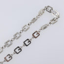 GIVENCHY Necklace Metal 4 Set Gold Tone Silver Auth ka6706-48