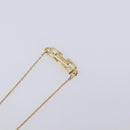 GIVENCHY Necklace Metal 4 Set Gold Tone Silver Auth ka6706-7
