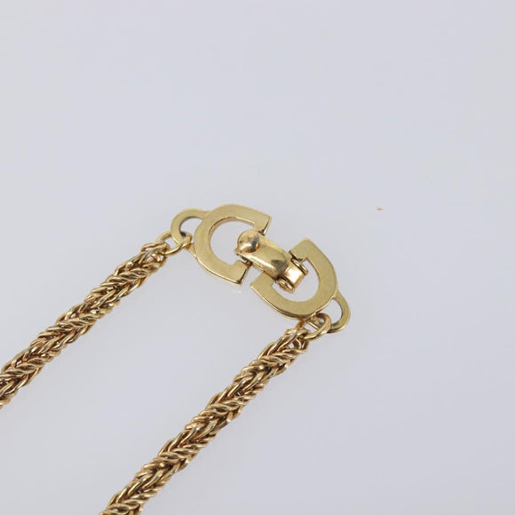 Christian Dior Bracelet Metal Gold Tone Auth ka6709