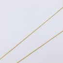Christian Dior Necklace Metal Gold Tone Auth ka6711-6
