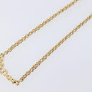 Christian Dior Necklace Metal Gold Tone Auth ka6712-11