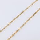 Christian Dior Necklace Metal Gold Tone Auth ka6712-5