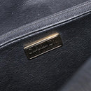 Christian Dior Shoulder Bag Leather Black Gold Tone Auth ka6720-18