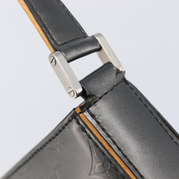 LOUIS VUITTON Monogram Mat Fowler Hand Bag Gray M55142 LV Auth ka6721