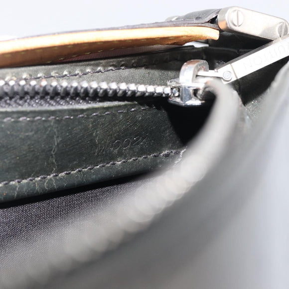 LOUIS VUITTON Monogram Mat Fowler Hand Bag Gray M55142 LV Auth ka6721