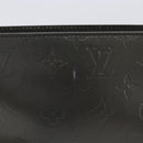 LOUIS VUITTON Monogram Mat Fowler Hand Bag Gray M55142 LV Auth ka6721-4
