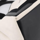 Balenciaga Navy Cabas S Tote Bag Canvas White Black 339933 Auth ka6724A-14