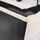 Balenciaga Navy Cabas S Tote Bag Canvas White Black 339933 Auth ka6724A-15
