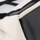 Balenciaga Navy Cabas S Tote Bag Canvas White Black 339933 Auth ka6724A-16