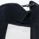 Balenciaga Navy Cabas S Tote Bag Canvas White Black 339933 Auth ka6724A-19