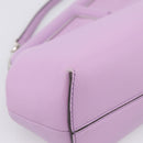 FENDI First Small Bag Shoulder Bag Leather Purple Silver 8BP129 Auth ka6730M-16