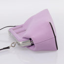 FENDI First Small Bag Shoulder Bag Leather Purple Silver 8BP129 Auth ka6730M-5
