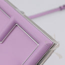 FENDI First Small Bag Shoulder Bag Leather Purple Silver 8BP129 Auth ka6730M-7