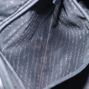 BURBERRY Nova Check Hand Bag PVC Leather Beige Silver Auth ka6732A-24