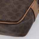 CELINE Macadam Shoulder Bag PVC Brown Gold Tone Auth ka6736A-17