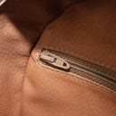 CELINE Macadam Shoulder Bag PVC Brown Gold Tone Auth ka6736A-23
