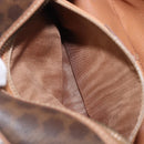 CELINE Macadam Shoulder Bag PVC Brown Gold Tone Auth ka6736A-24