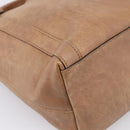 GUCCI Miss GG Hand Bag Leather Brown Silver 323675 Auth ka6739-19