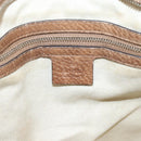 GUCCI Miss GG Hand Bag Leather Brown Silver 323675 Auth ka6739-21