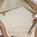GUCCI Miss GG Hand Bag Leather Brown Silver 323675 Auth ka6739-9